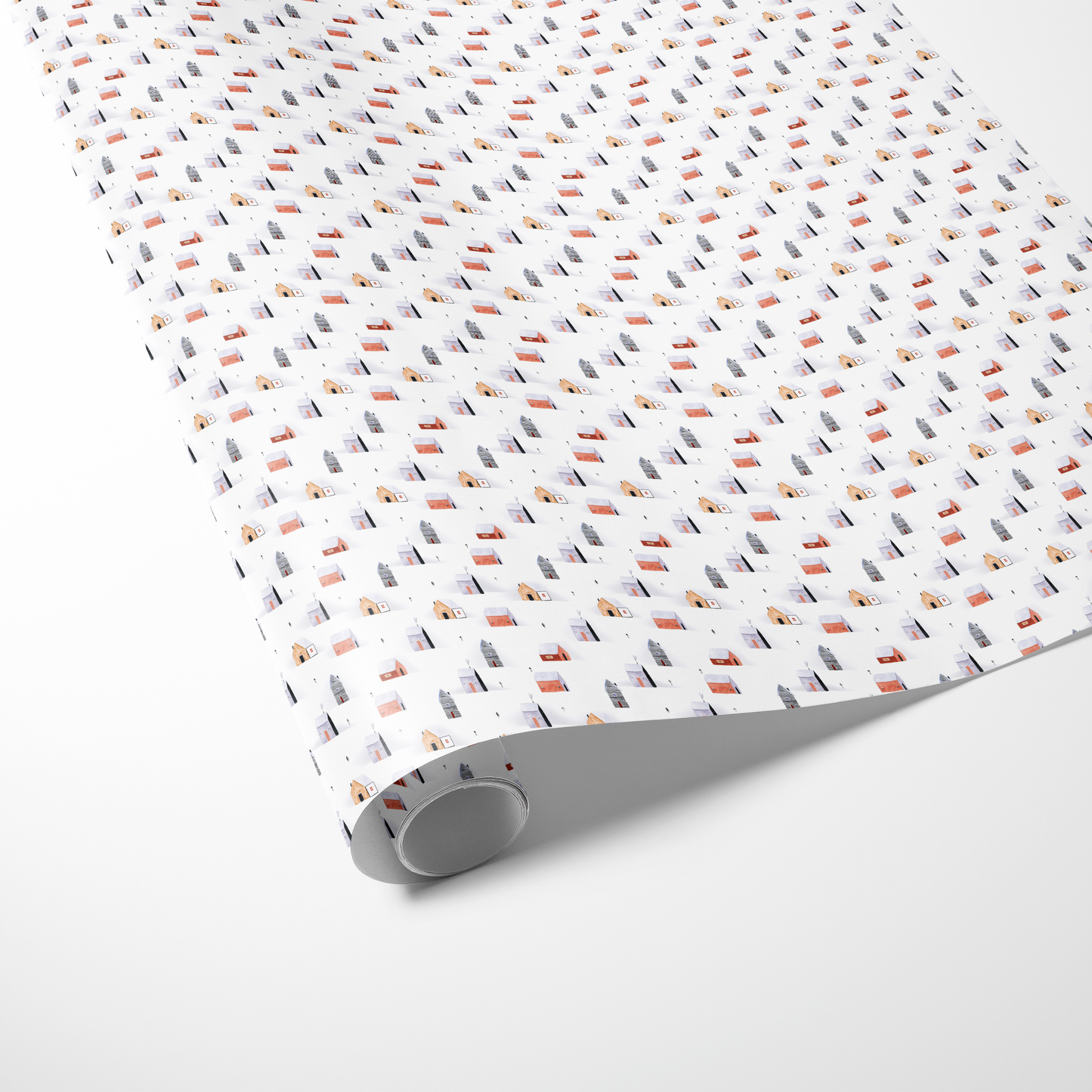 Cozy Cabins | Wrapping Paper