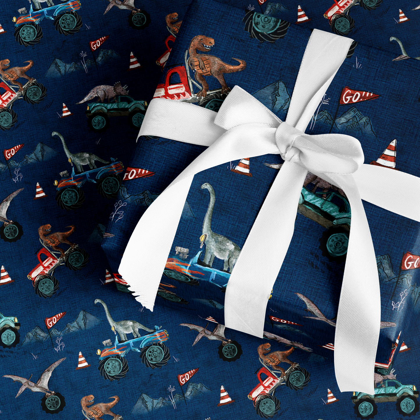 Monster Truckasaurus | Wrapping Paper