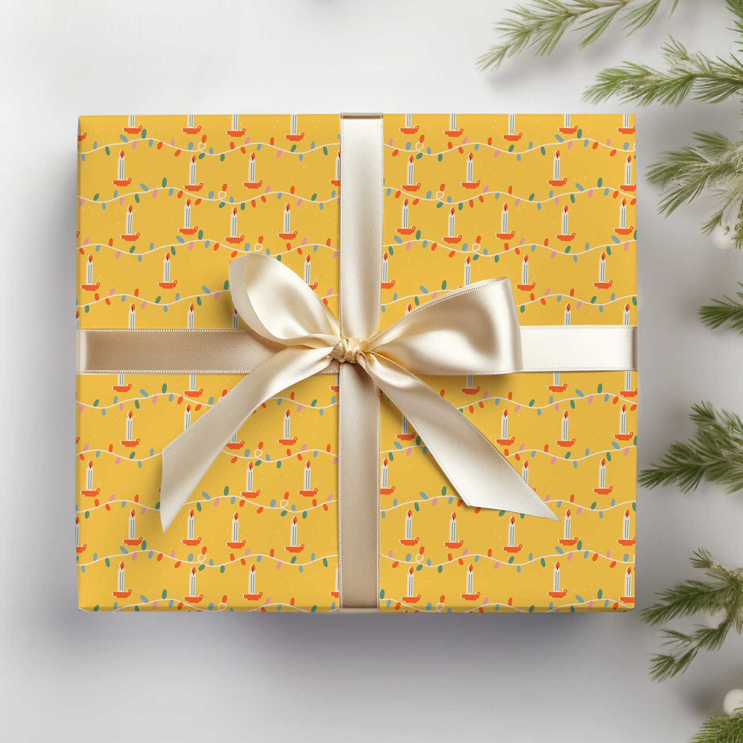 Candles and Lights | Wrapping Paper