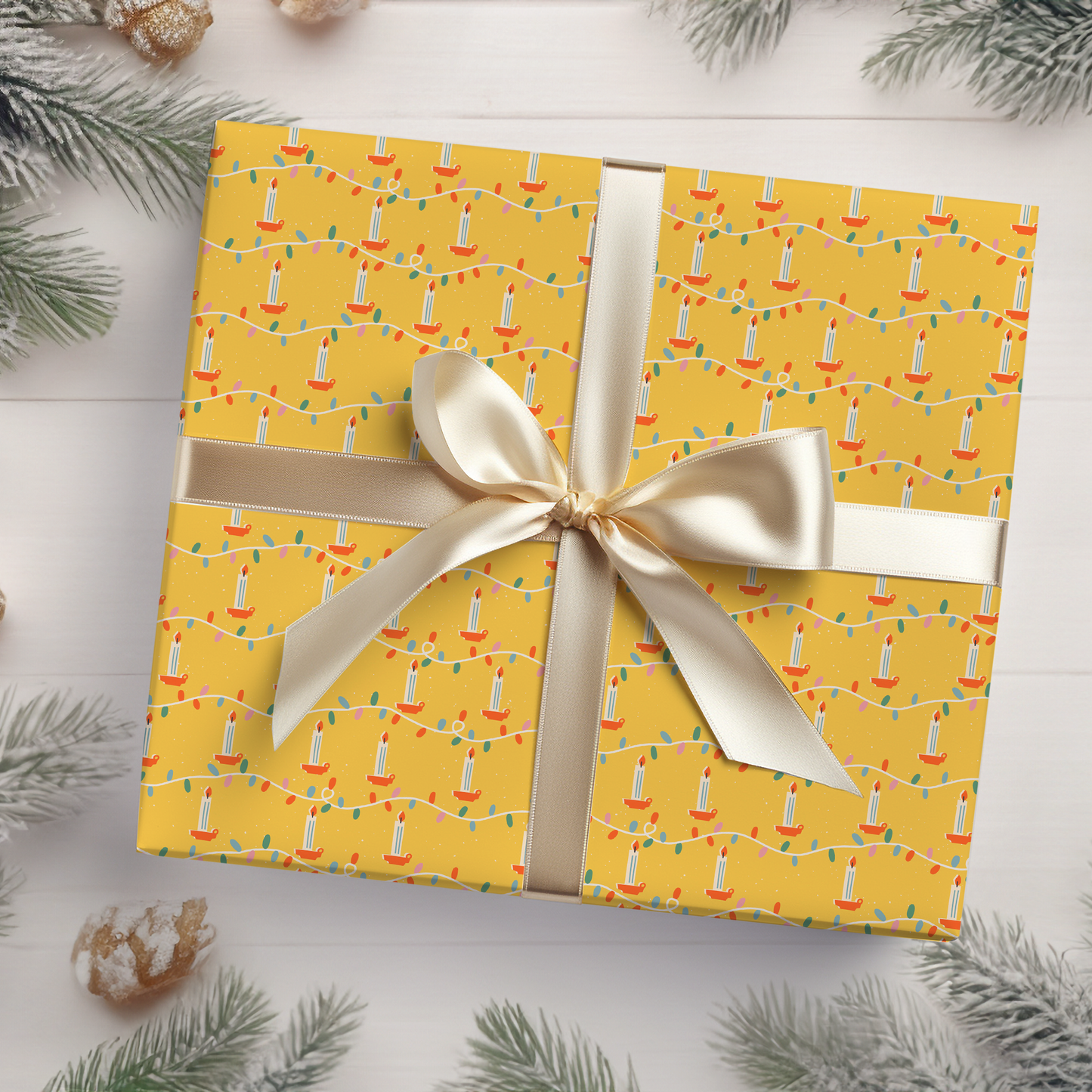 Candles and Lights | Wrapping Paper