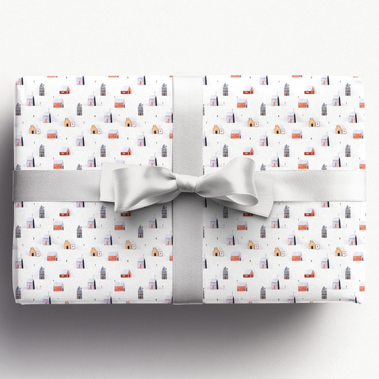 Cozy Cabins | Wrapping Paper