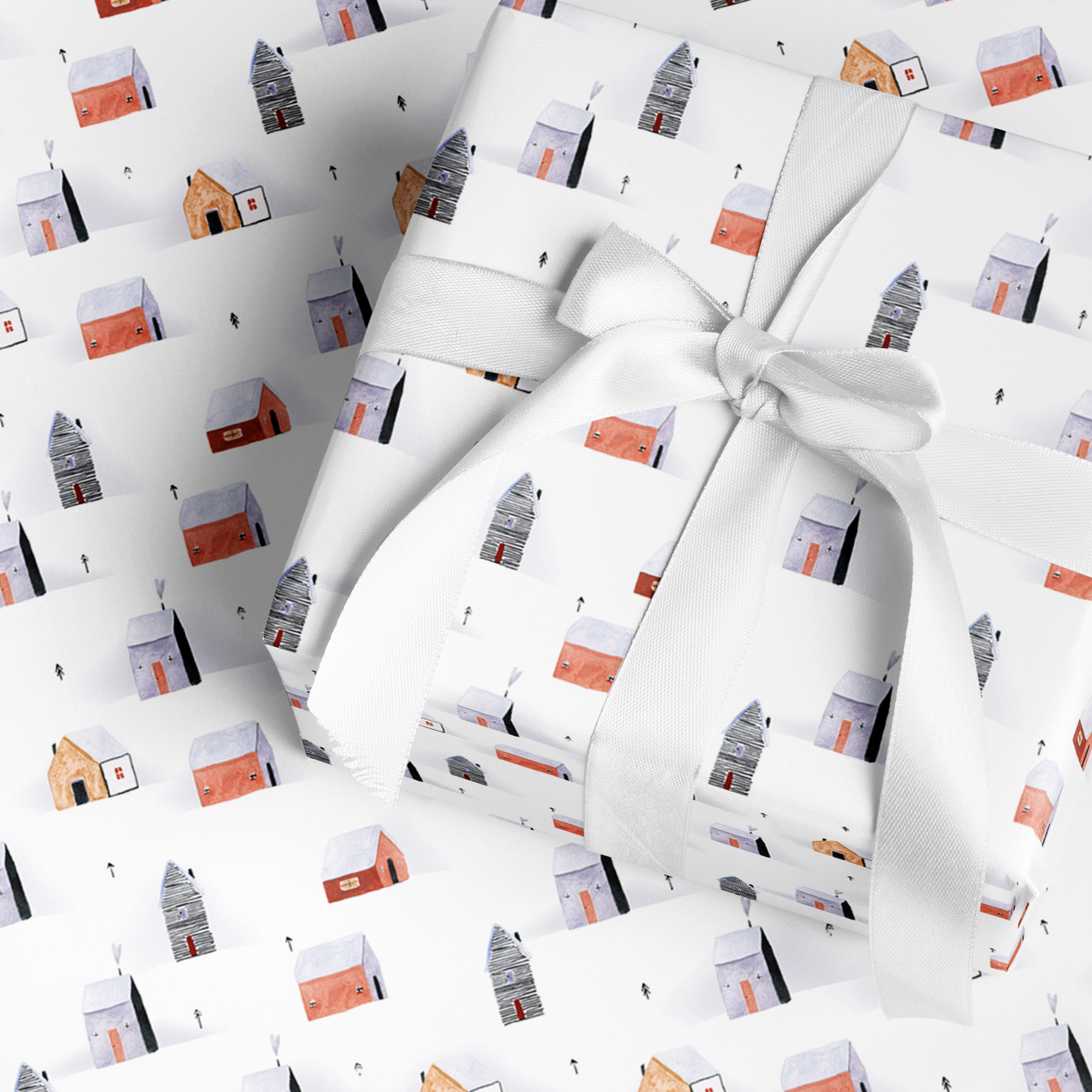 Cozy Cabins | Wrapping Paper