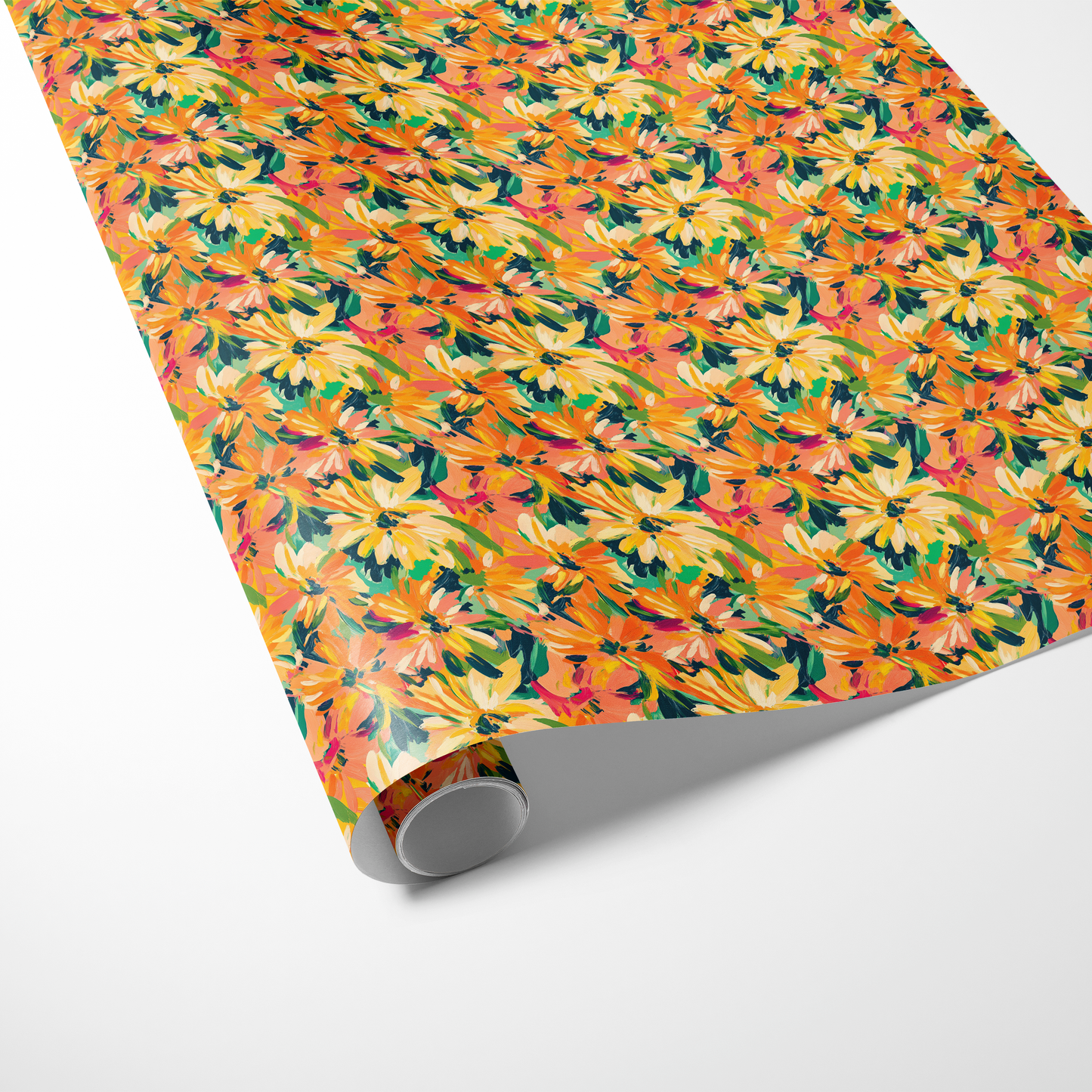 Sunset Blooms | Wrapping Paper