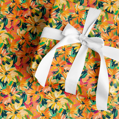 Sunset Blooms | Wrapping Paper