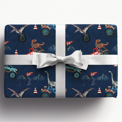 Monster Truckasaurus | Wrapping Paper