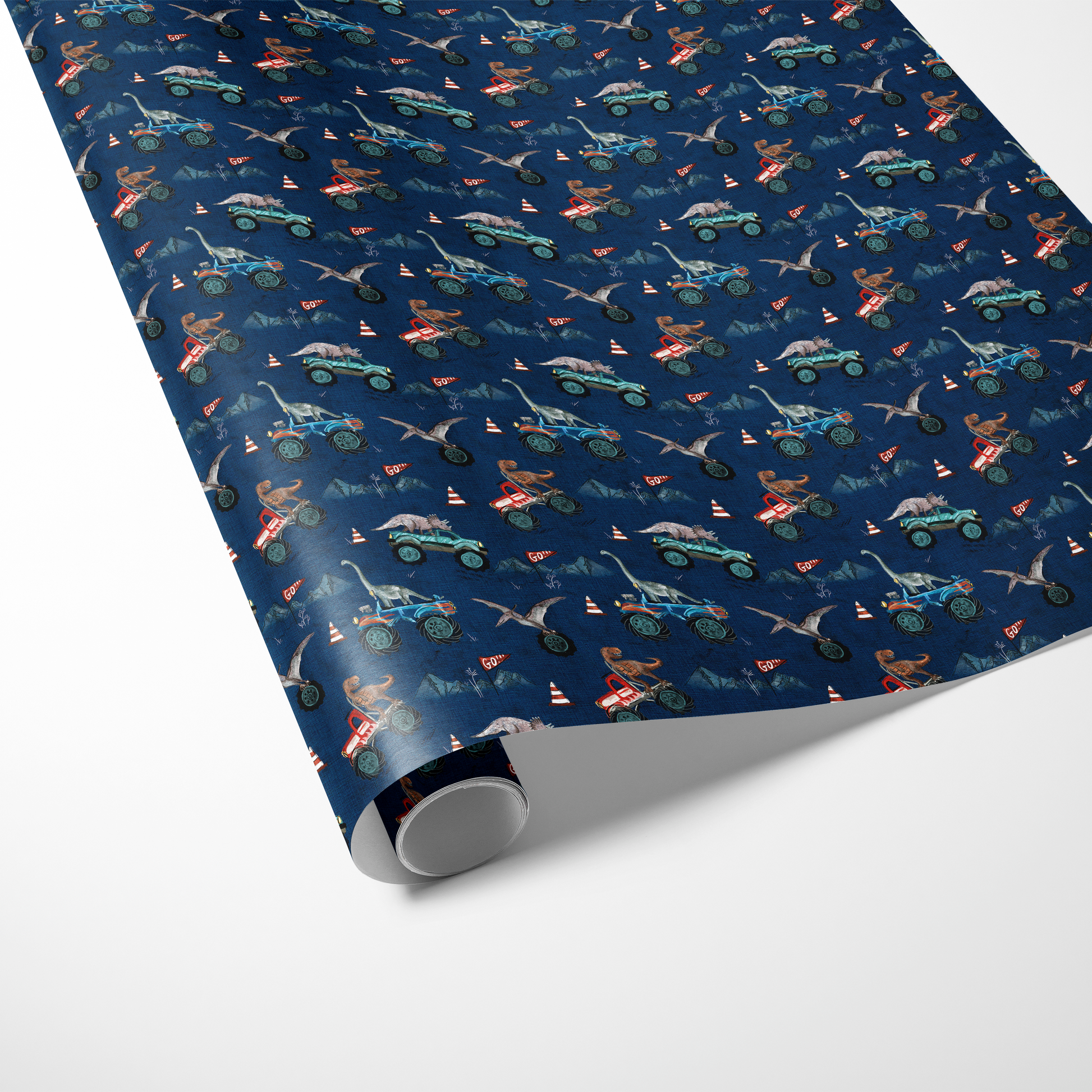 monsters inc wrapping paper Monster Truckasaurus