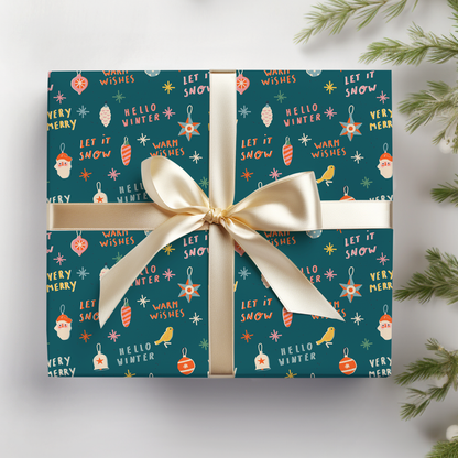 Christmas Greetings | Wrapping Paper