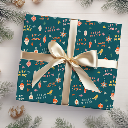 Christmas Greetings | Wrapping Paper