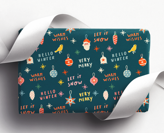 Christmas Greetings | Wrapping Paper