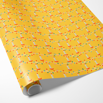 Candles and Lights | Wrapping Paper