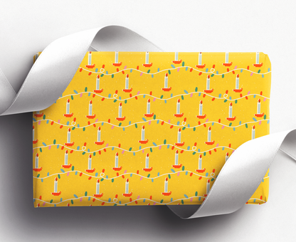 Candles and Lights | Wrapping Paper